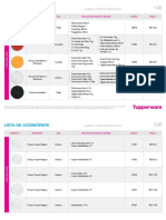 Acessórios Tupperware e preços