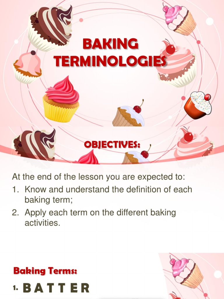 Essential Baking Terminologies Guide | PDF