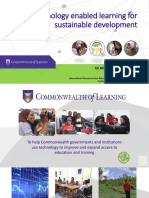Technology enabled learning for sustainable development