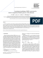 Treating chemical mechanical polishing (CMP) wastewater by electro-coagulation-ﬂotation process with surfactant