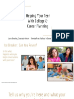 Helping Your Teen With College & Career Planning