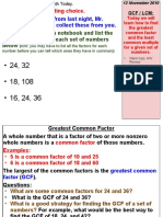 Fractions Decimal Percents Day 8