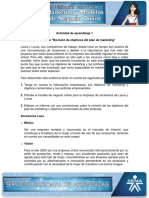 Evidencia 11 Informe Revision de Objetivos Del Plan de Marketing