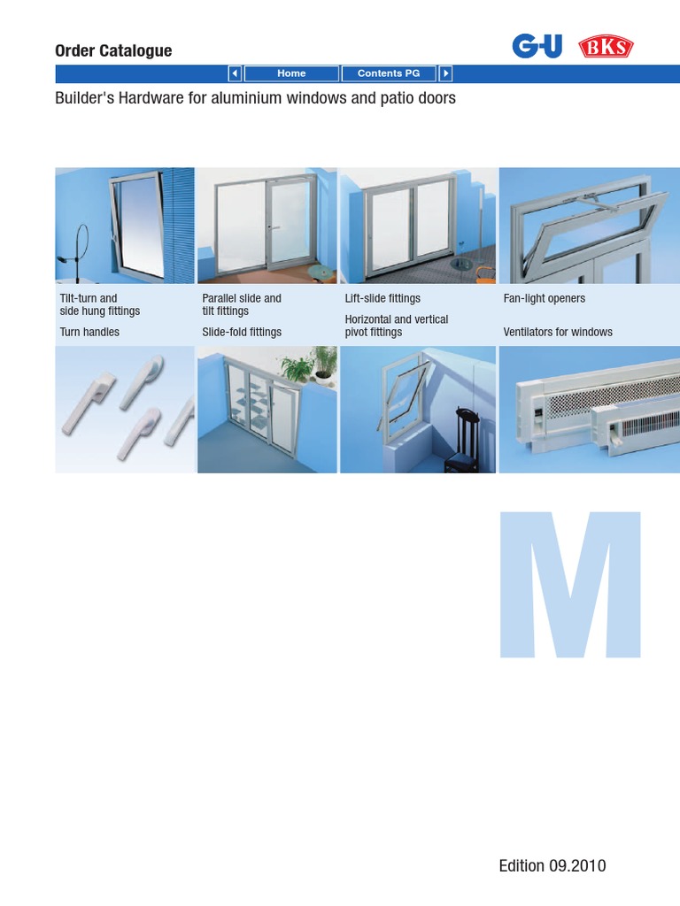 Builder S Hardware For Aluminium Windows and Patio Doors PDF | PDF