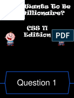 Who Wants To Be A Millionaire? CSS 11 Edition