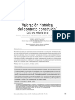 Dialnet ValoracionHistoricaDelContextoConstruidoCaliUnaMir 2877307 PDF