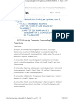 TAC Title 22 - Part 15 - Chap 291.133 - Subchap G - Pharmacies Compounding Sterile Preparations