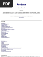 ProScan Manual