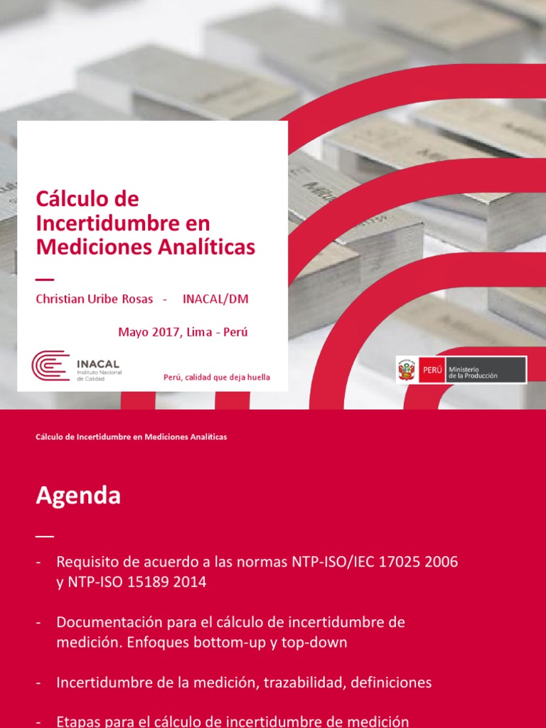 Cálculo de Incertidumbre en Mediciones | PDF | Medición | Desviación ...
