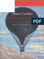 Corbin, Alain. Historia Del Silencio. Del Renacimiento a Nuestros Días.