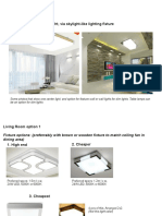 Current Condition: Dark Desired Lighting: Bright: Living Room Option 1