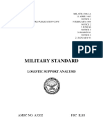 MIL STD 1388 1A Logistic Support Analysis