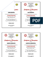 Pamakyaw Certificates
