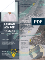 Farhan Asyrof Hasmar: Professional Worker