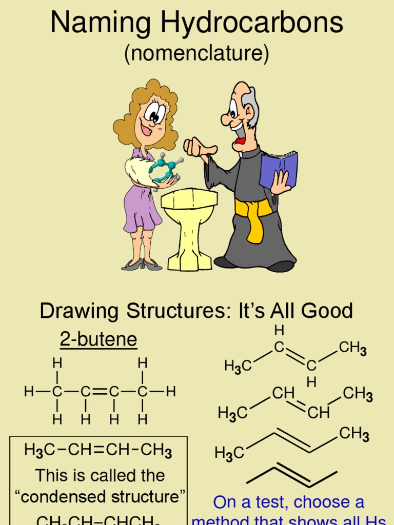 Hydrocarbon Naming and Structure Guide | PDF | Organic Chemistry ...