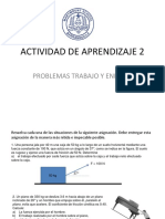 Actividad de Aprendizaje 2 Red Problemas Trabajo y Energía