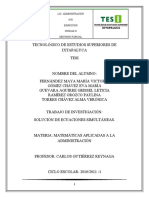 Ejercicios de Solucion de Ecuaciones Simultaneas Paulina Ramirez Orozco