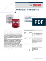 Fire Alarm Systems - W HS Series Wall Mount Multi Candela Horn Strobes