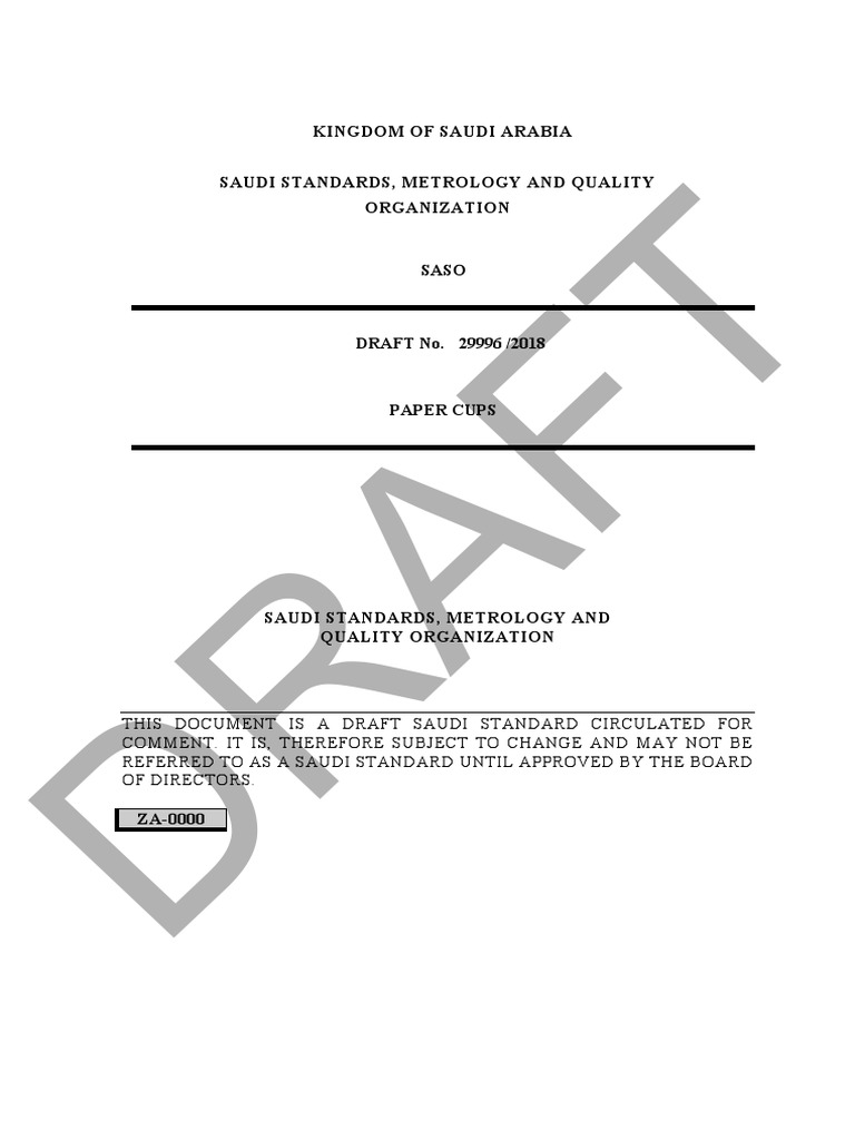 Paper Cups Standard توزيع - ARAB | PDF | Paper | Saudi Arabia