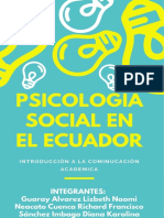 Ensayo Psicologia en El Ecuador PDF