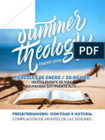 Presbiterianismo, identidad e historia. Summer Theology 2019..pdf