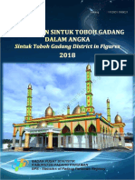 Kecamatan Sintuk Toboh Gadang Dalam Angka 2018