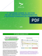 Séptimo informe de la Asociación de Revistas Culturales Independientes de Argentina (AReCiA)