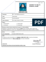 AdmittanceCard PDF