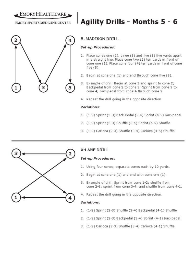 Agility Drills 5 6m PDF