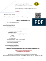 EXAMINEE NUMBER: 201974202: Afp Service Aptitude Test Online Application Form
