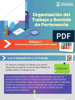 Organizacion Del Trabajo y Sentido de Pertenencia