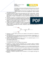 Lista de Exercicios - Fundamentos de Eletricidade em Telecomunicações