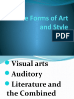 The Forms of Art and Style
