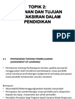 Tajuk 2 Peranan Dan Tujuan Pentaksiran Dalam Pendidikan