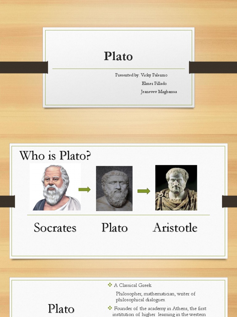 Plato Presentation | PDF | Plato | Socrates