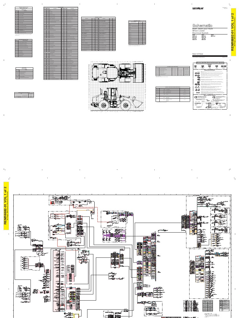Cat 950 H and 962H Wiring Diagram PDF | PDF | Electrical Connector | Switch