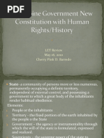Philippine Government New Constitution With Human Rights