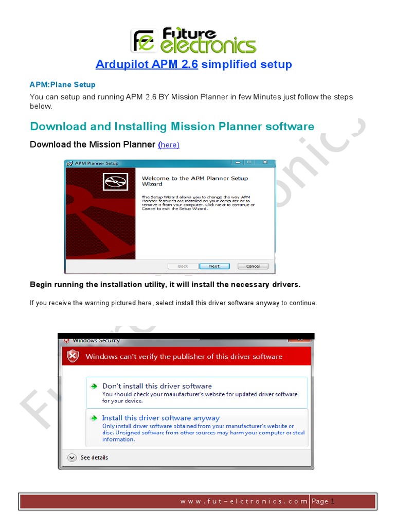 Panduan Penggunaan Apm Untuk Drone Diy Pdf Global Positioning