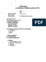 Format RPP K13 Kurikulum 2013 Revisi 2018 Lengkap Untuk SMP MTs