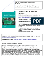 The Journal of Peasant Studies: To Cite This Article: Wilder Robles (2001) The Landless Rural Workers