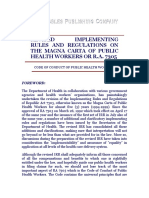 REVISED IMPLEMENTING RULES AND REGULATIONS ON THE MAGNA CARTA OF PUBLIC HEALTH WORKERS OR R.A. 7305.pdf