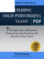 High Performance Team Neelraman Book