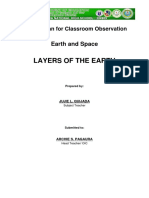 Layers of The Earth Lesson Plan