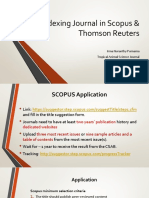 Indexing Journal in Scopus