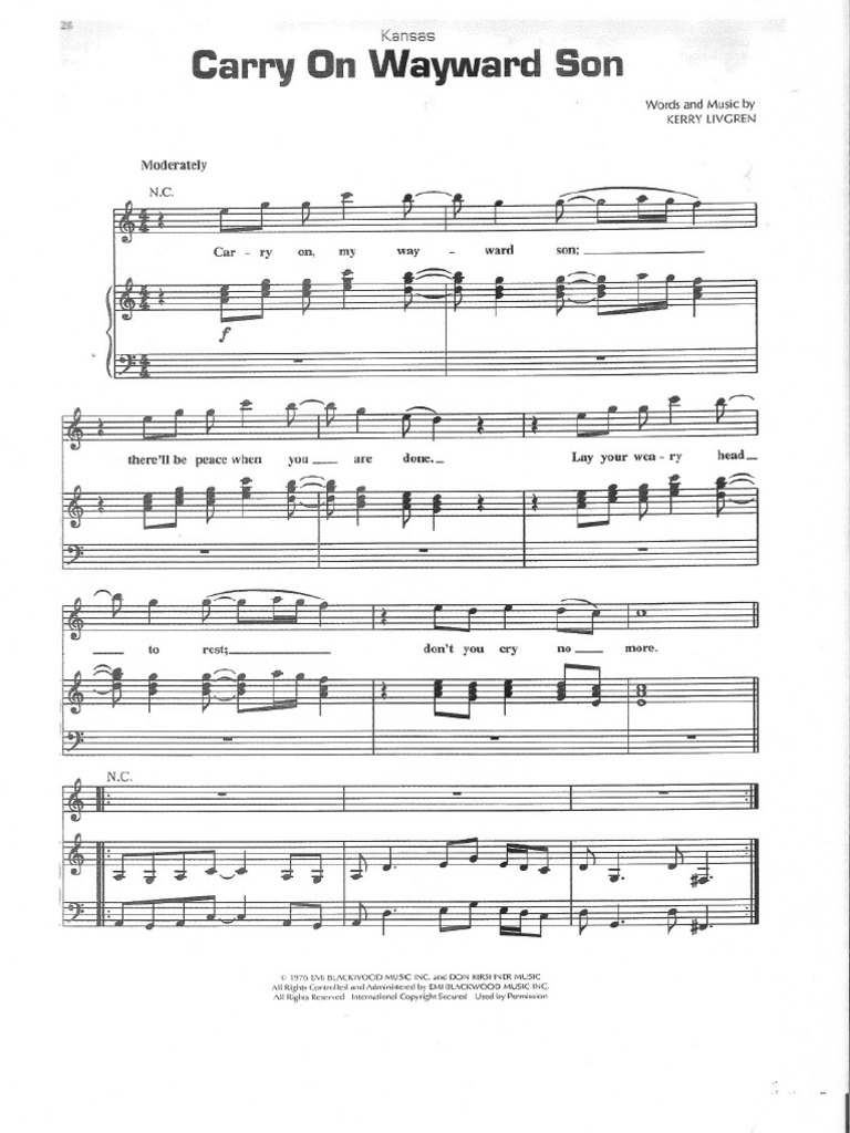 Carry on My Wayward Son