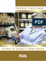 Using The Nutrition Facts Label Senior Guide PDF