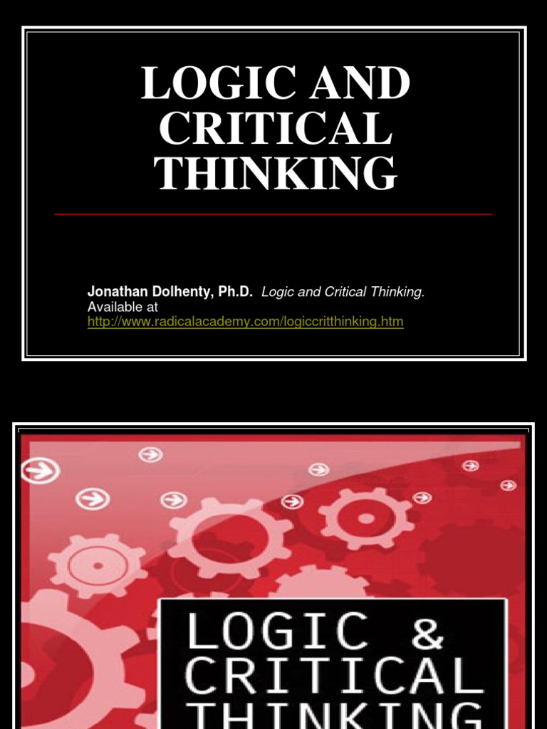 3.Logic and Critical Thinking | Argument | Logic