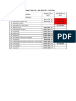 Standard Test of Laboratory Testing: No Description Standard Test Standard Test Astm Astm Pengujian Laboratorium