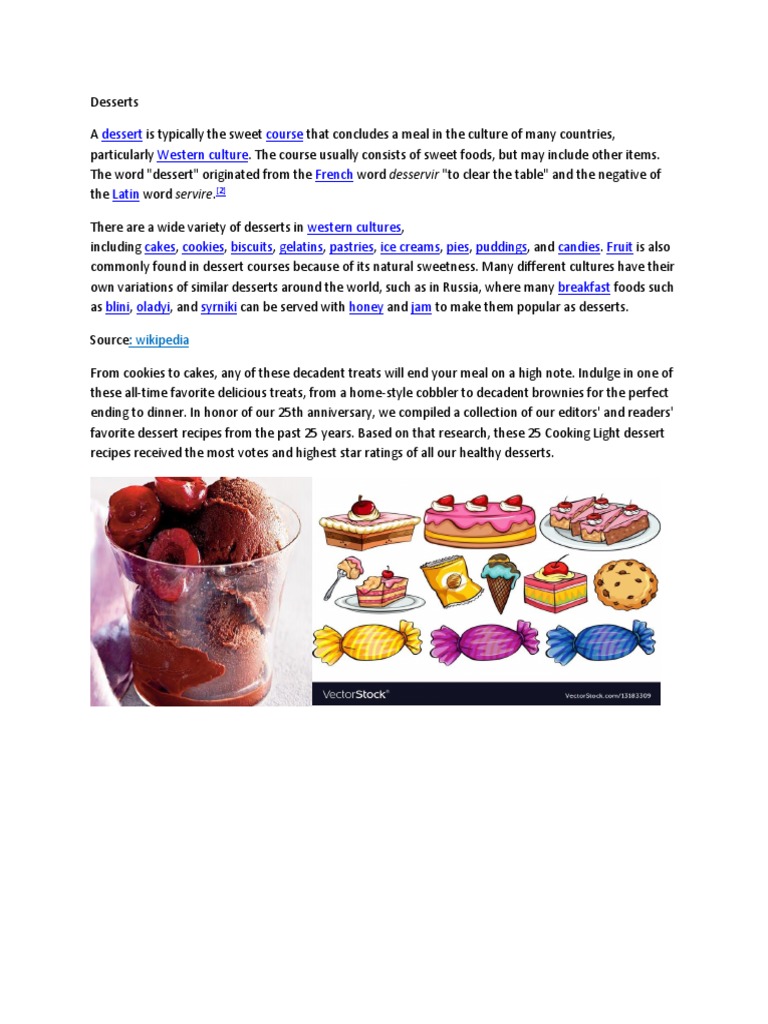 The Historyofcooking | PDF | Desserts | Cooking
