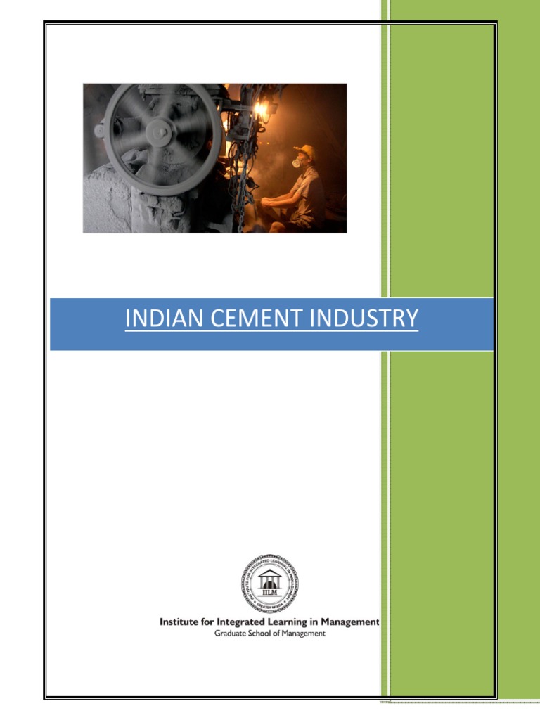 Indian Cement Industry PDF | PDF | Economic Growth | Cement